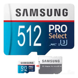 Cartão Samsung 512gb Memória Micro Sd