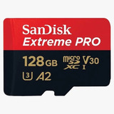 Cartão Sandisk 128gb Micro Sd Extreme
