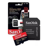 Cartão Sandisk 32gb Extreme Pro Micro 100mbs V30