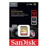 Cartão Sandisk Extreme 90mbs 4k 32gb