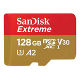Cartão Sandisk Extreme Microsdxc 128gb -