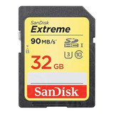 Cartão Sandisk Extreme Sdhc 32gb 90mb / S 4k