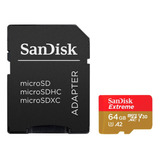 Cartão Sandisk Micro Sdxc 64gb 160mb's
