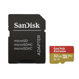 Cartão Sandisk Microsd 32gb Extreme Classe 10 Vel 100mb/s