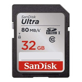 Cartão Sandisk Sdhc Ultra 48mb/s Classe 10 32gb Sd Lacrado