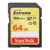 Cartão Sandisk Sdsdxv6-064g-gncin  Extreme 64gb Original 