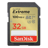 Cartão Sandisk Sdsdxvt-032-gncin Extreme 32gb 100mb