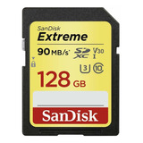 Cartão Sd Sdxc Sandisk Extreme 128gb