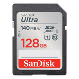 Cartão Sdxc Sandisk Uhs-i Ultra 128gb