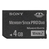 Cartão Sony Memory Stick Pro Duo (mark 2) Original Vintage