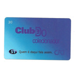 Cartão Telefônico Clube Do Colecionador - Crt - Bo16