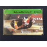 Cartão Telefônico Da Fórmula 1: Rubens Barrichello Na Jordan