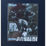 Cartão Telefônico Futebol. Cristiano Ronaldo. Puzzle. 