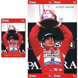 Cartao Telefonico Puzzle 01 Ayrton Senna 5 Cards Importados 