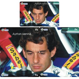 Cartao Telefonico Puzzle 04 Ayrton Senna 5 Cards Importados