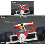 Cartao Telefonico Puzzle 08 Ayrton Senna 5 Cards Importados