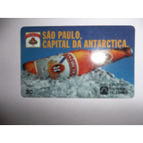 Cartão Telefônico São Paulo, Capital Da Antarctica Telebrás