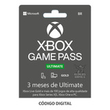 Cartão Xbox Game Pass Ultimate - 3 Meses - Código 25 Digítos