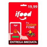 Cartão-presente Ifood No Valor De R$20