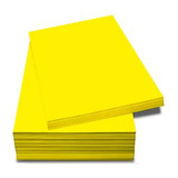 Cartaz Amarelo 30x42 Cm- Pct 100