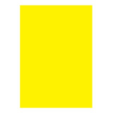 Cartaz Duplex Amarelo Liso 48x65 - 200 Unidades