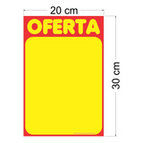 Cartaz Oferta A4 Duplex 20x30cm C/100 Unidades
