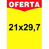 Cartaz Oferta A4 Sulfite 21x30cm Supermercado