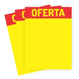 Cartaz Oferta Amarelo A4 21x29,7 100