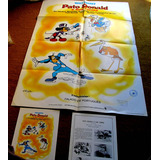 Cartaz Pato Donald Mickey Pluto Disney Decoração Infantil +2