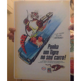 Cartaz Propaganda Antiga Tigre Esso Anos 60