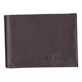 Carteira Fasolo Masculina Couro Porta-cheques H013 Marrom