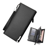 Carteira Masculina Feminina Longa Porta Celular Cartões Rg 