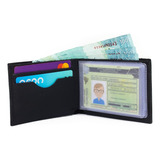 Carteira Masculina Pequena Slim Couro Porta Cartão Full