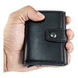 Carteira Masculina Rfid Antifurto Futuristica Porta Cartões