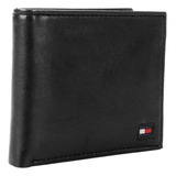 Carteira Masculina Tommy Hilfiger Couro Nappa Flat Billfold