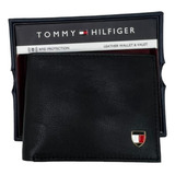 Carteira Masculina Tommy Hilfiger Em Couro Com Rfid Ref 0118
