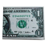 Carteira Nota 1 Dólar Masculina Estampada Cédula