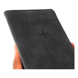 Carteira Para Passaporte Moda Couro Pu