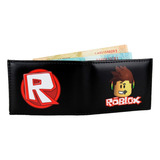 Carteira Roblox Infantil Juvenil Com Porta Cartão Unissex