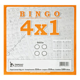 Cartela De Bingo Bingão Tamoio 4x1