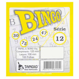 Cartela De Bingo Tamoio Amarelo 100