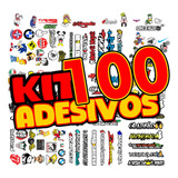 Cartela Kit 100 Adesivos Stickers Figurinhas