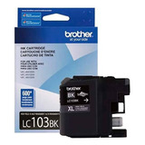 Cartucho De Tinta Brother Lc103bk Xl Cor Preto