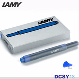 Cartucho De Tinta Lamy T10 - Azul - Caixa 5 Uni. Tinteiro