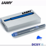 Cartucho De Tinta Lamy T10 - Azul - Caixa 5 Uni. Tinteiro