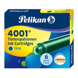 Cartucho De Tinta Pelikan 4001 Tp/6 Verde