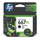 Cartucho De Tinta Preta Hp 667xl