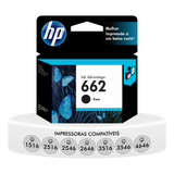 Cartucho Hp 662 Original Cz103ab Preto Impressoras 2516 4646