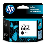 Cartucho Hp 664 Preto Original F6v29ab - 2136 2676 3776 3636