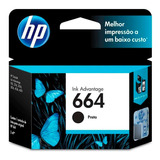 Cartucho Hp 664 Preto Original F6v29ab